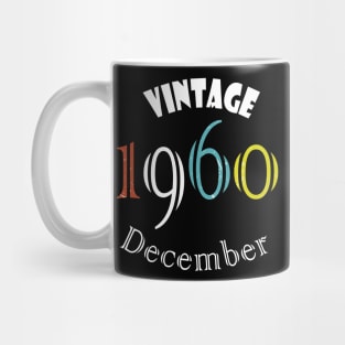 1960 Vintage December Birthday Mug